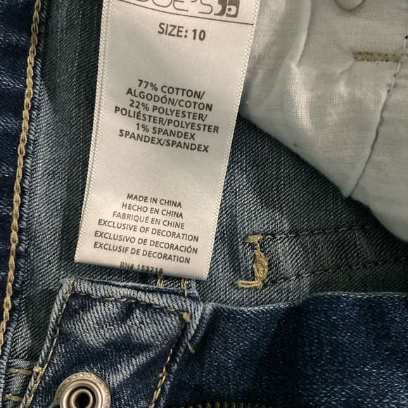 Girls Joe's Jeans Blue Skinny Jeans - Picture 3 of 6